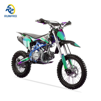 125cc 디트바이크 4타크 크로스 핏 모터사이클 4단 변속기와 키크 시작