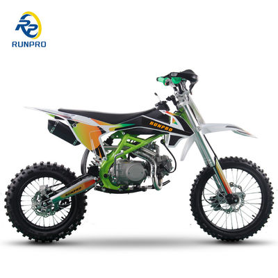125cc 가솔린 싱글 실린더 4트랙 더트 바이크 모토크로스 킵 스타트 전기 시작