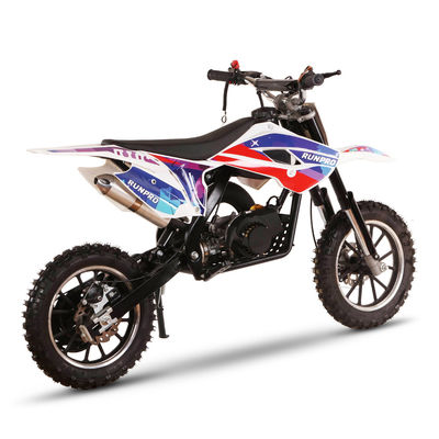 RUNPRO 2 스트로크 오프로드 미니 디르트 자전거 60kg의 최대 부하에 50CC 좋은 및 배포량