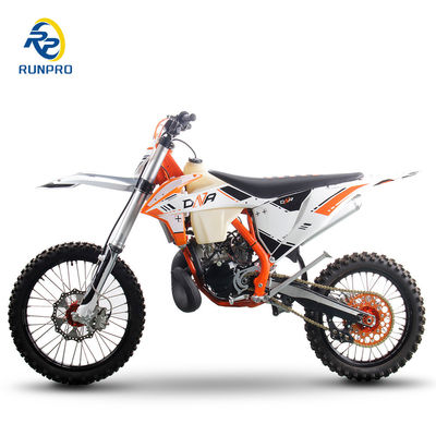 320mm 지평 2024 2 스트로크 250cc 물 냉각과 함께 더트 자전거 모터사이클