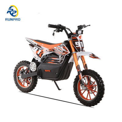 RUNPRO 2024 1000W 어린이용 전기 더트 자전거 커스터마이징 가능한 미니 트레일 주머니 자전거 디스크 F/R