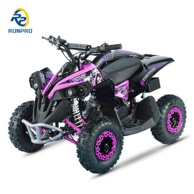 2024 RUNPRO 49cc ATV for Kids Side-by-Side 4 Wheels 6 인치 타이어 2 스트로크 50cc 쿼드 사이클
