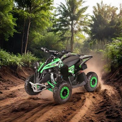 최고 속도 40km/h 1180*670*710MM RUNPRO 49cc 전기 및 펄스 스타트 ATV 어린이용 쿼드 자전거 MINI ATV