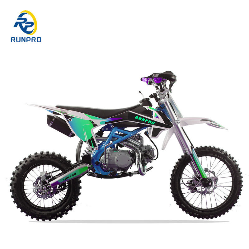 125cc 디트바이크 4타크 크로스 핏 모터사이클 4단 변속기와 키크 시작