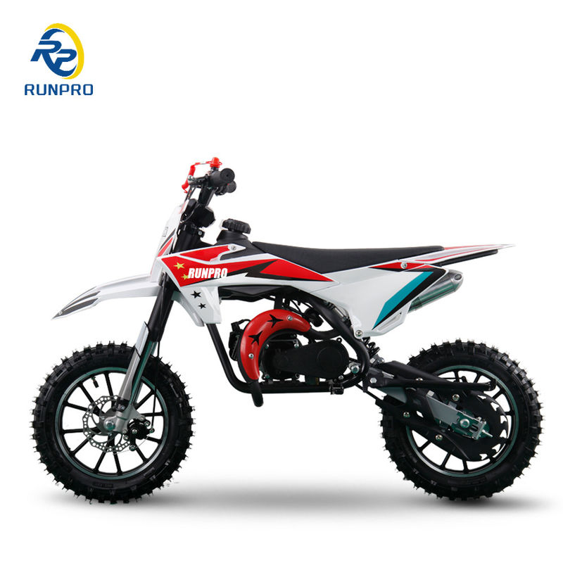 어린이용 크로스 레이싱 자전거 스포츠 850MM 휠베이스 49cc 가솔린 더트 자전거 오프로드