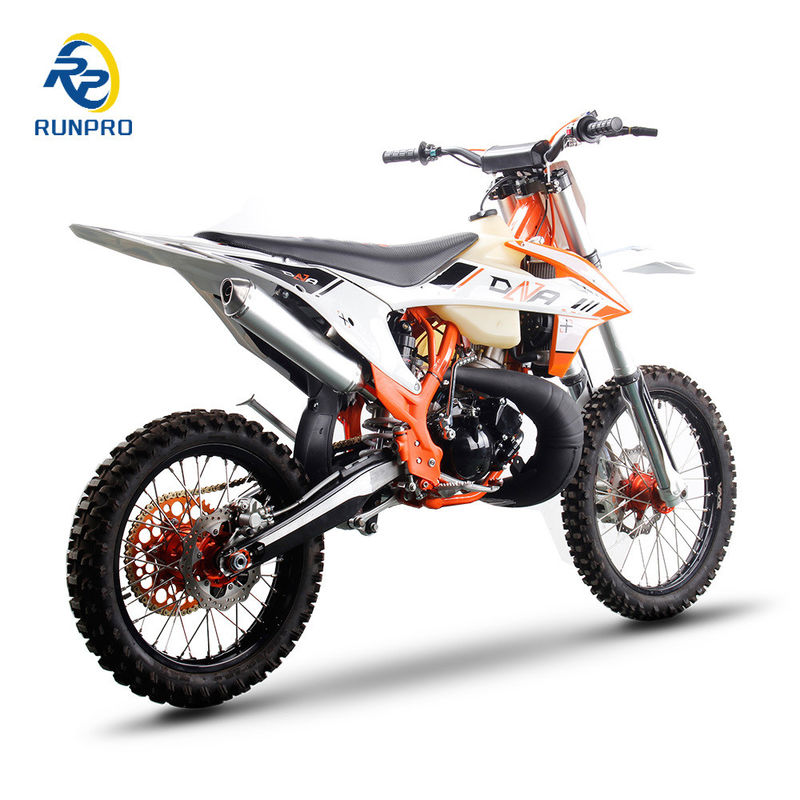 320mm 지평 2024 2 스트로크 250cc 물 냉각과 함께 더트 자전거 모터사이클