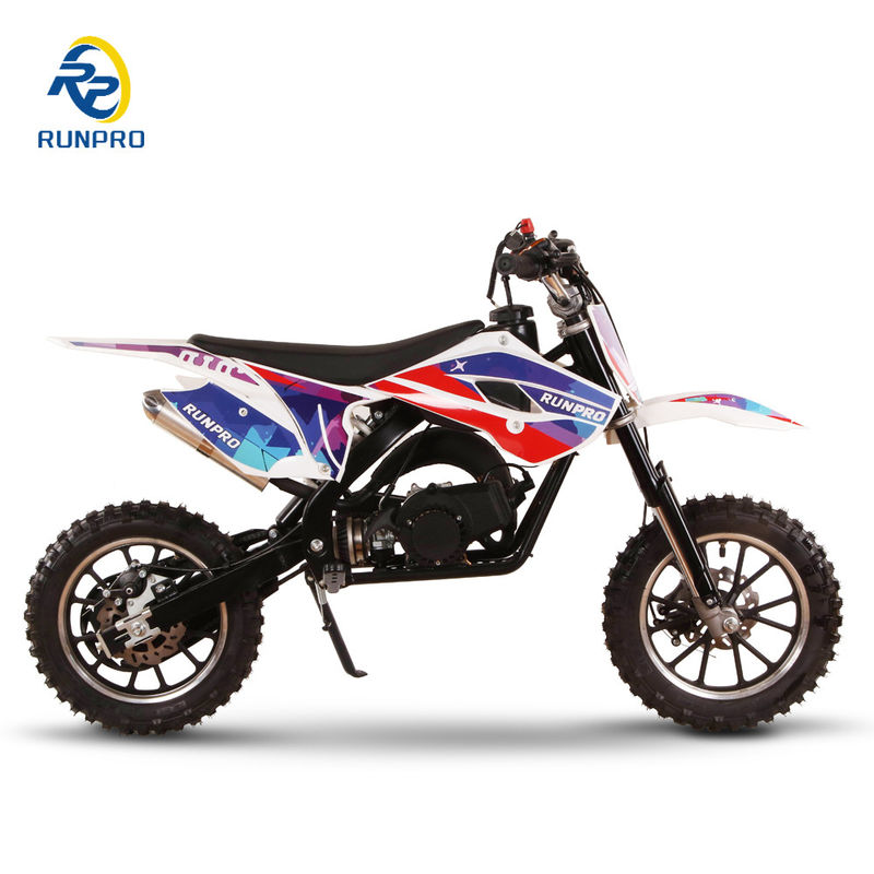 49cc Pit Bike 50cc 2 스트로크 미니 모토 가스 더트 자전거 오프로드 여행 및 스릴