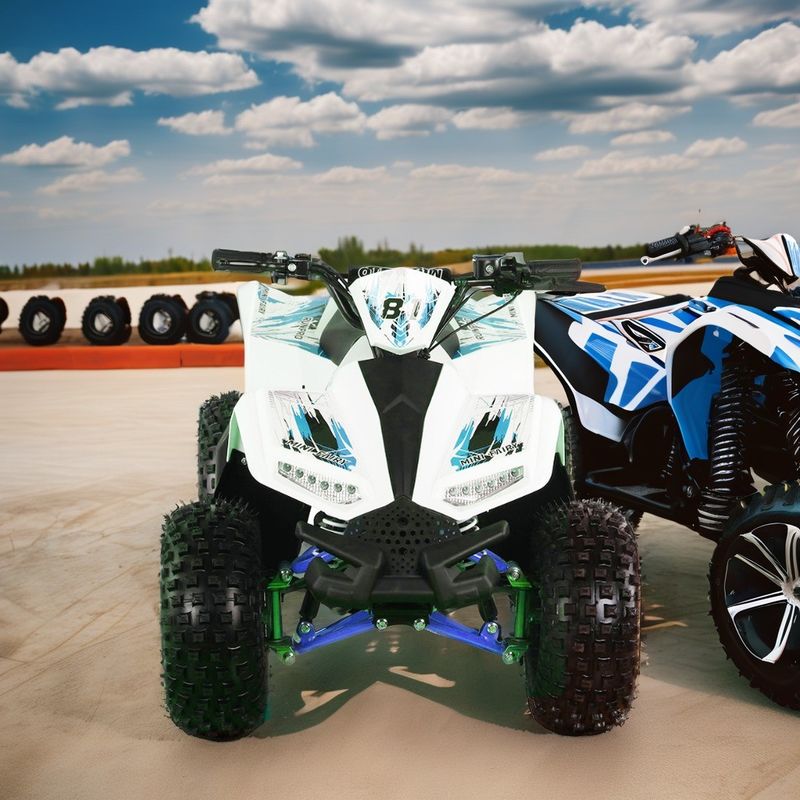키즈 전기 ATV 쿼드바이크 휠베이스 600-1000mm 및 전체 크기 1250x760x800mm
